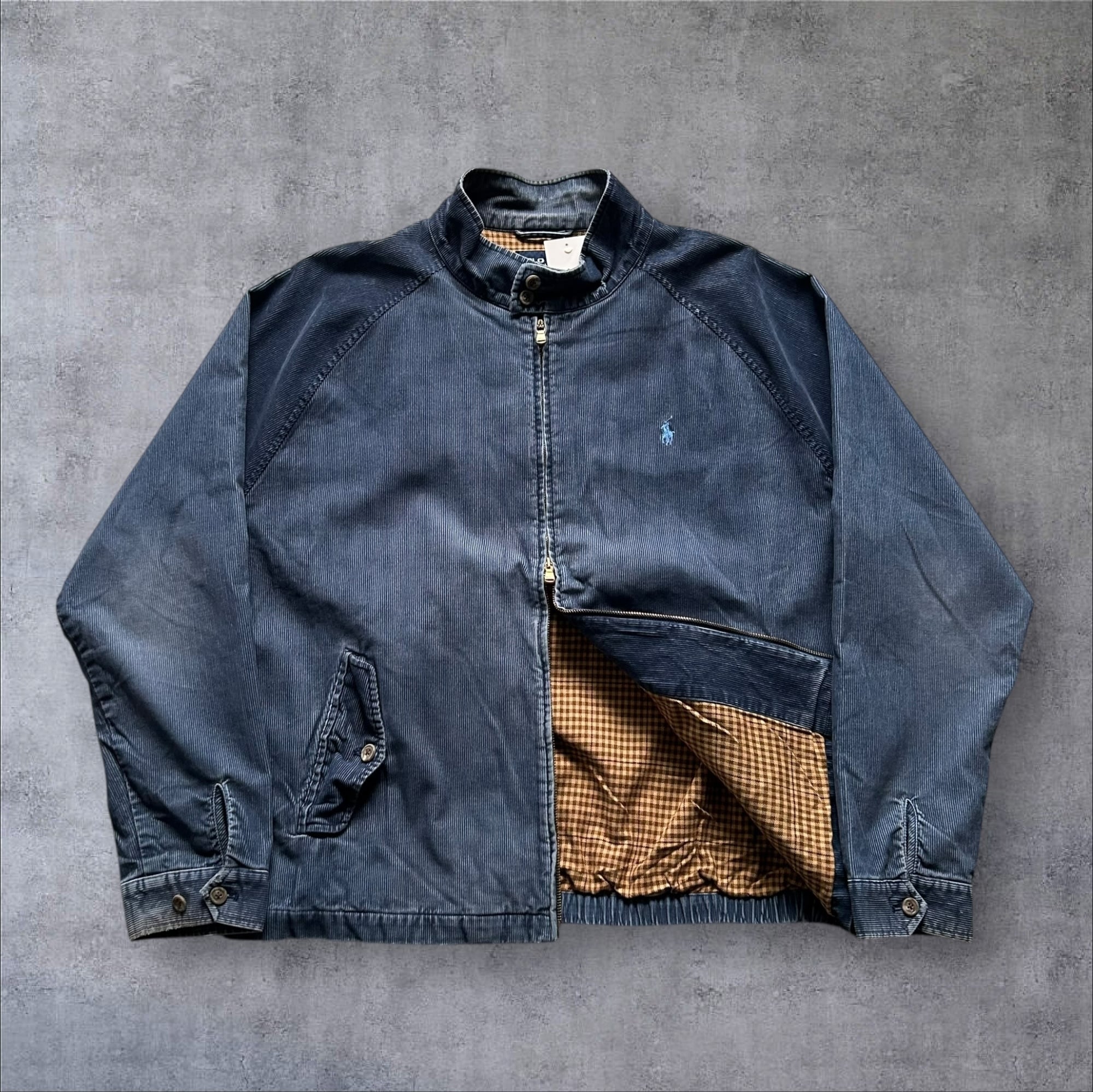 2000s POLO GOLF G-4 Type Double Zip Corduroy Jacket ㊷【高円寺店】