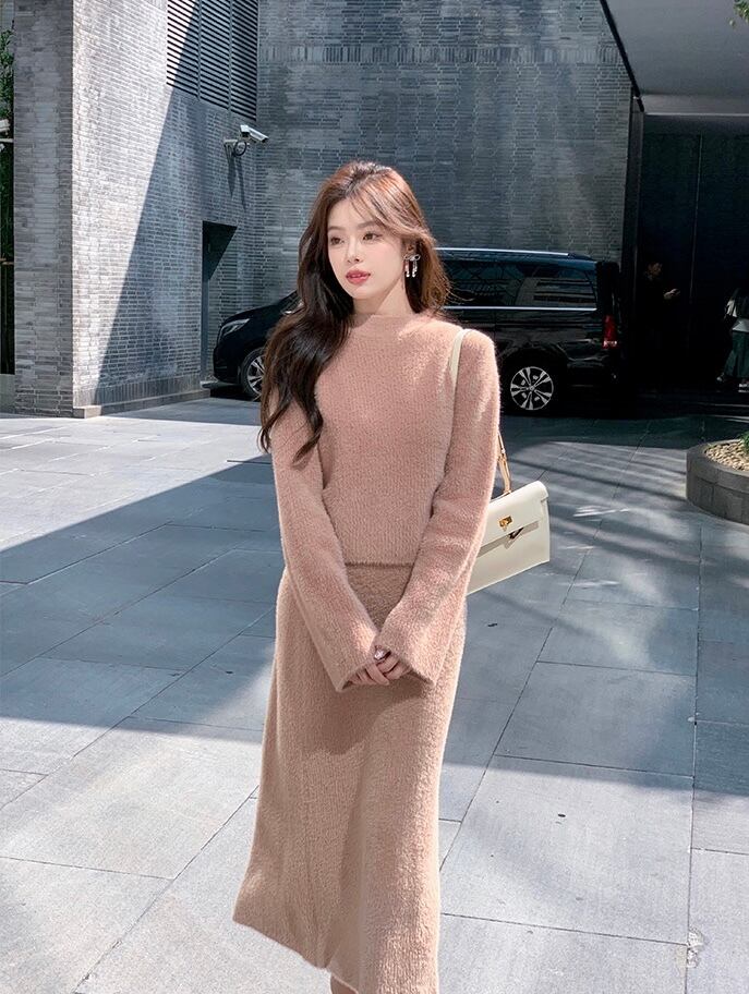 ふわふわシャギーニットセットアップ | Select shop Arudy