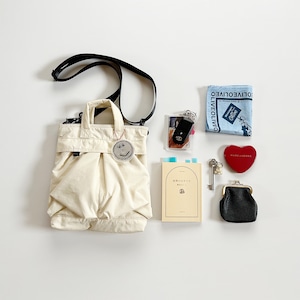 Multi bag with pockets (ivory)