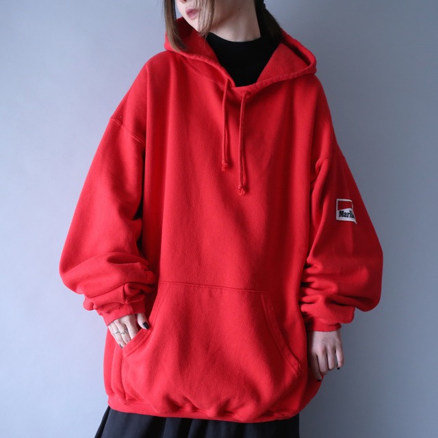 "マルボロ" good coloring over silhouette sweat parka