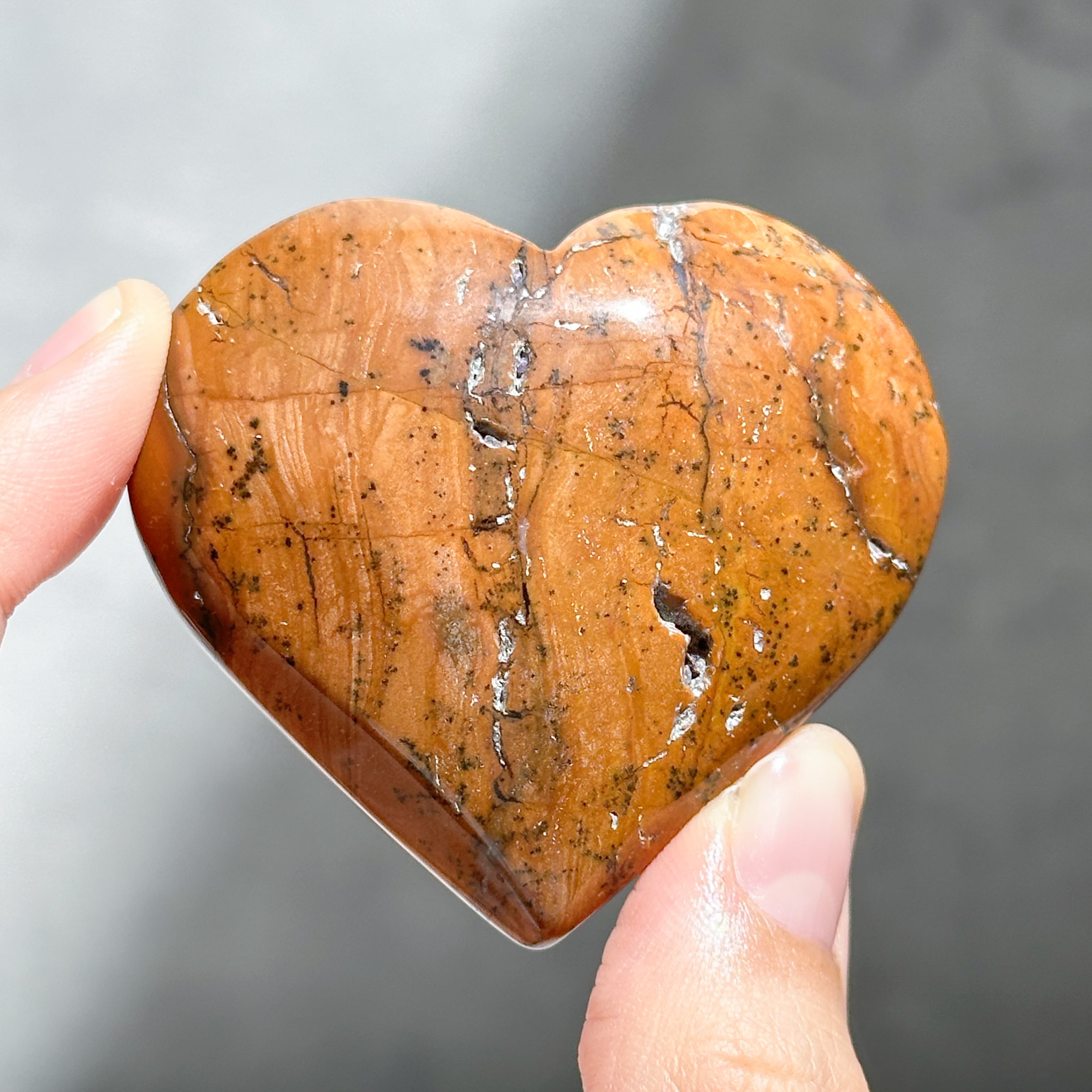 レッドジャスパー ハート13◇Red Jasper◇天然石・鉱物・パワーストーン◇