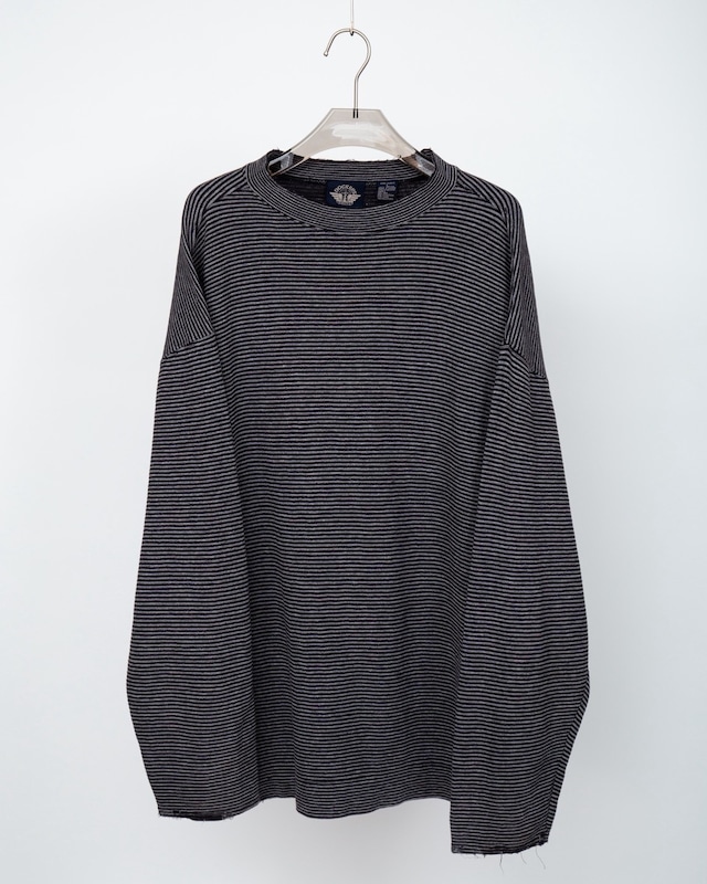 good damage pin stripe cut&sew