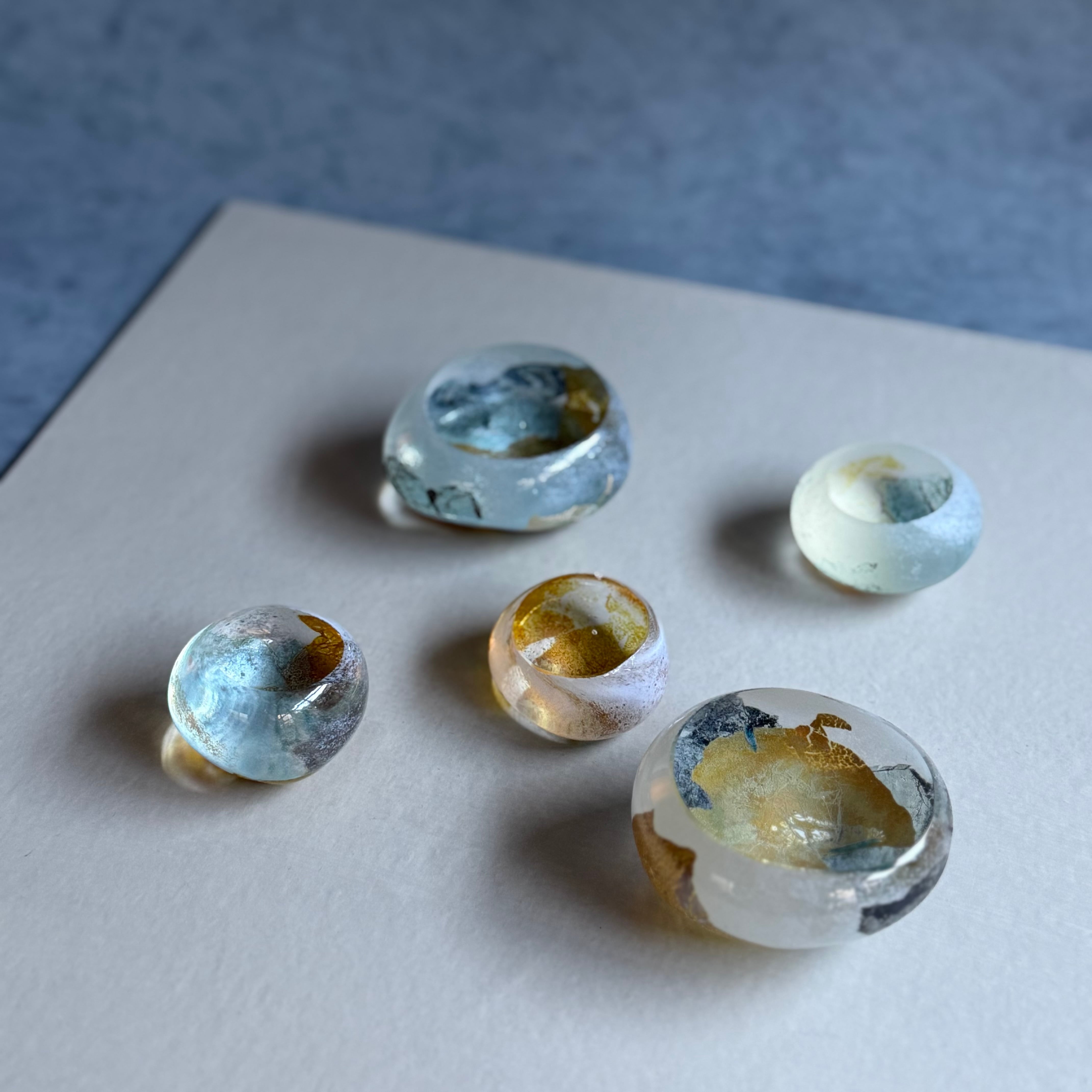 206番地 橋村大作 野美知 箔のオブジェ S | gallery 一白
