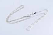 C-053 Interlock chain necklace(TYPE A)(45cm)