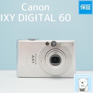 Canon IXY DIGITAL 60 デジカメ スマホ転送OK フルセット シロクマカメラ a7072