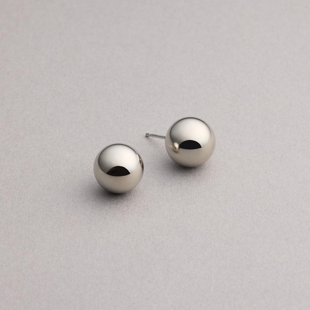 プラチナ　丸玉ピアス プラチナ 直径10mm まる玉スタッドピアス【MPT0003P1】 | MONICE/モニス