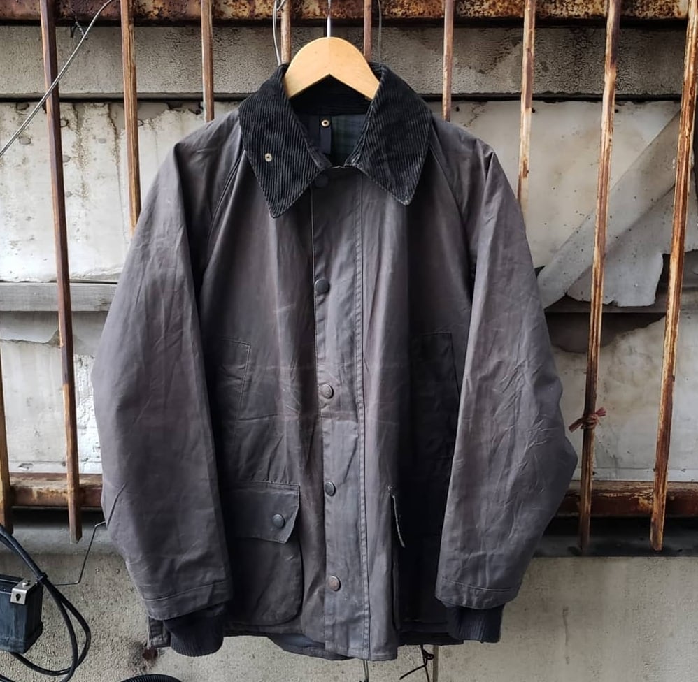 希少！ 黒！ 旧3ワラント Barbour 