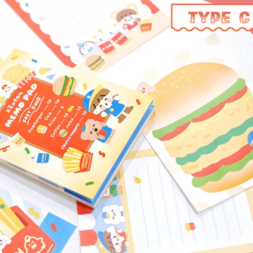 再販☆MO179C Molinta【無辺シリーズ C Fast Food】メモ帳