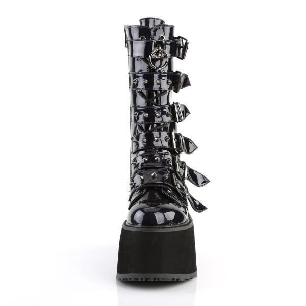 □【サイズ交換OK】Demonia（デモニア）正規保証品 厚底 ブーツ 黒