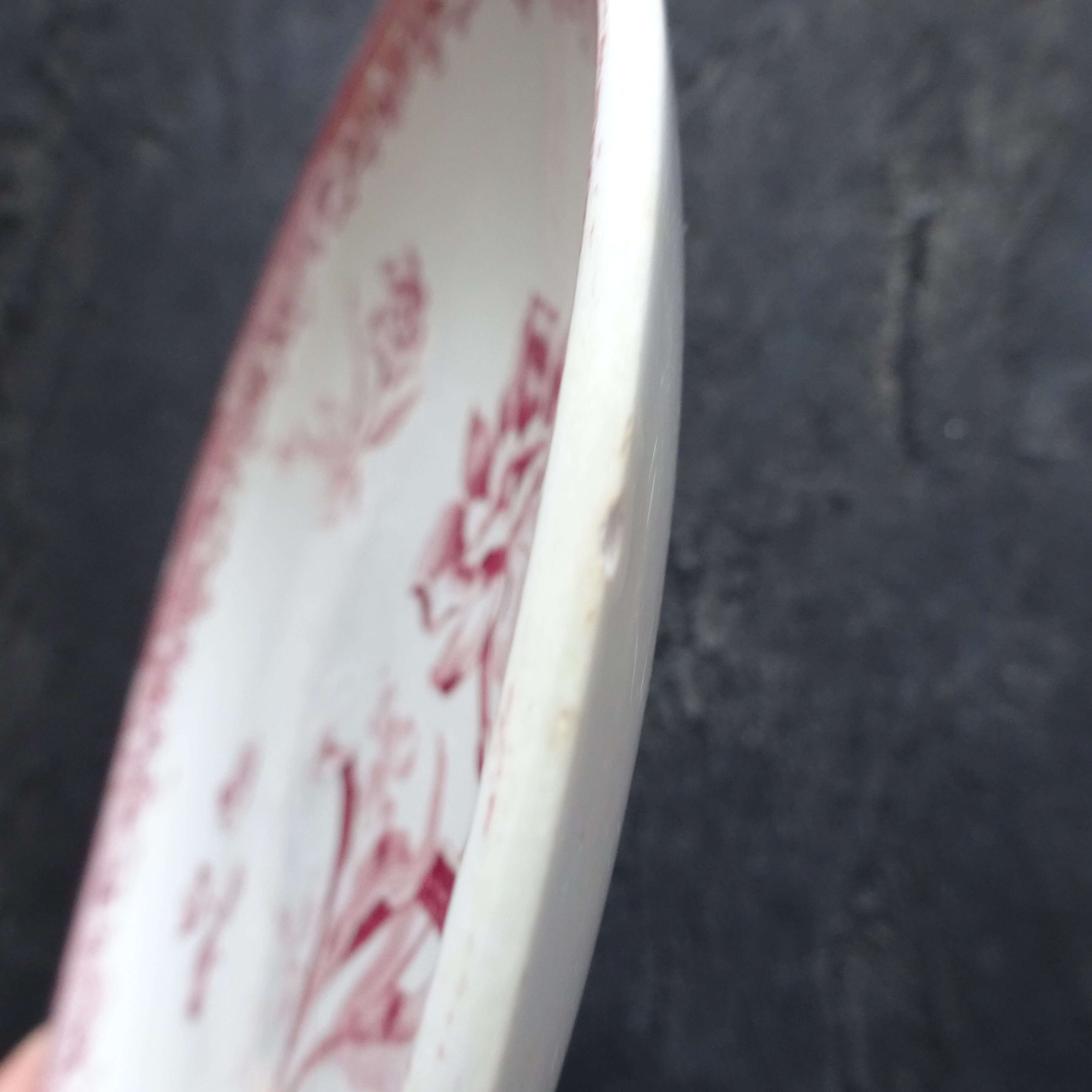 【 Épuisé 】Sarreguemines*modèle《FONTANGES》petite assiette