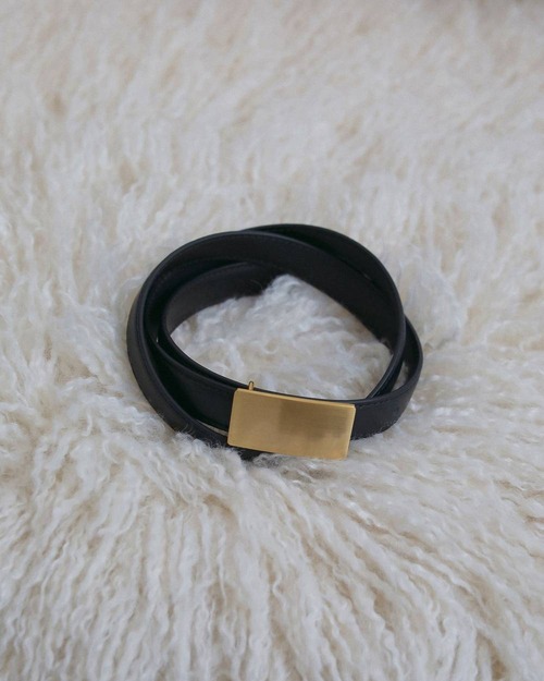 【 anuke 】Reversible Thin Belt