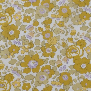 説明欄確認要◆輸入　リバティ　LIBERTY　タナローン　Betsy　ベッツィ　ゴールデンイエロー　約130×50cm