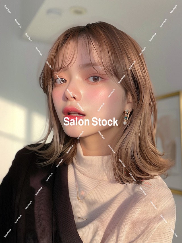 【レディース】ハイトーンくびれミディアム