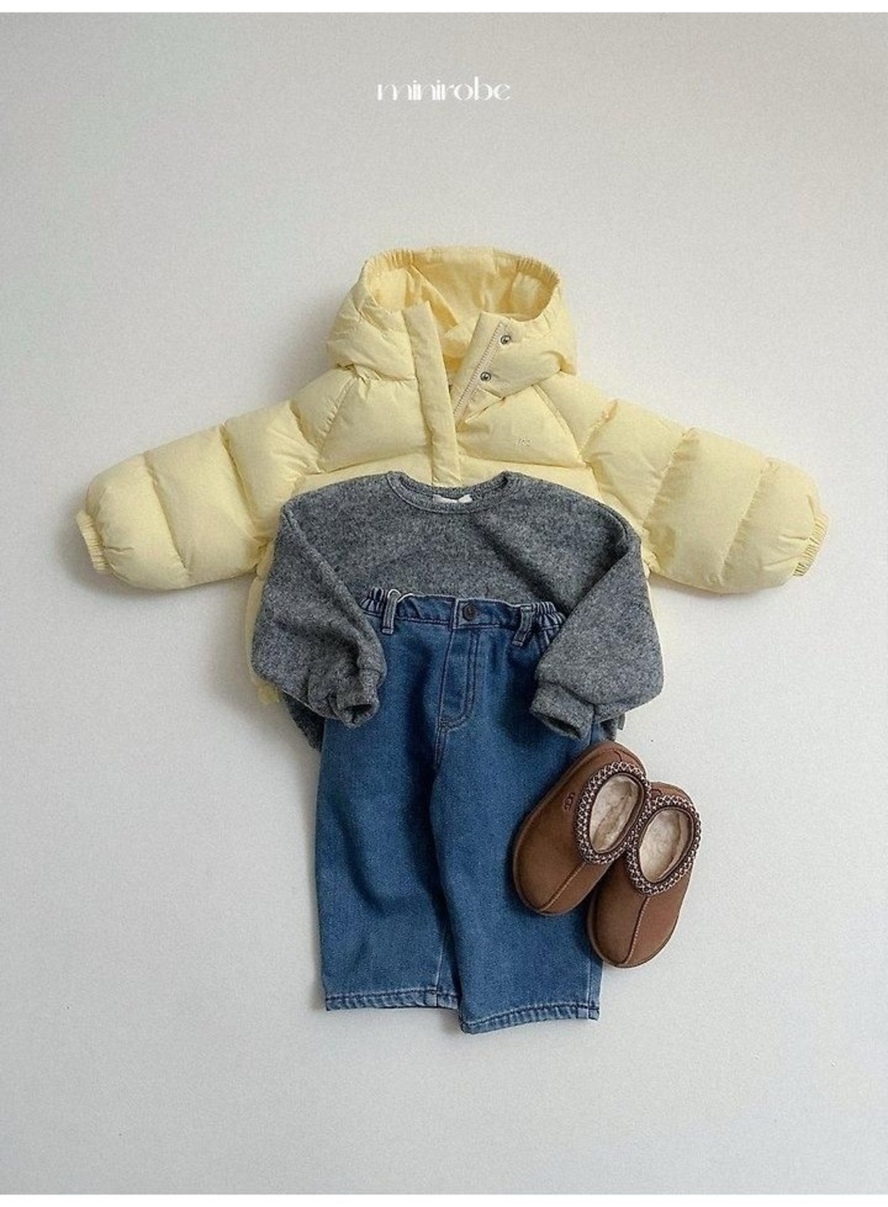 〖取寄〗韓国子供服 / 26winter / minirobe / ダーツデニムパンツ / キッズ *S~XL*
