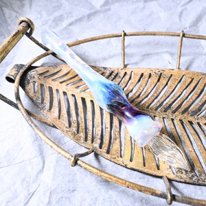 キャンディーのガラスペン　青と紫　６2