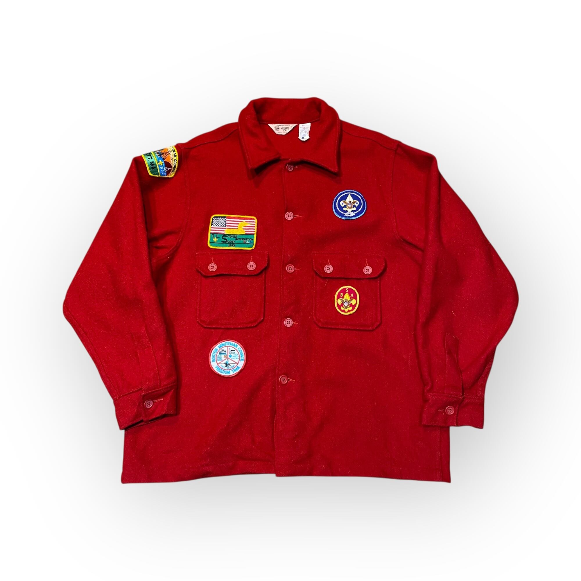 90s stussy モノグラム B.D shirt S | REO