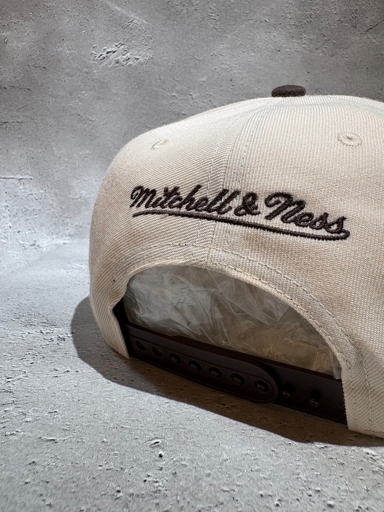 Mitchell&Ness/ミッチェルアンドネス NBA ニューヨーク・ニックス キャップ クリーム