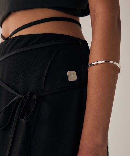 TREEMINGBIRD】韓国人気◇See-Through Strap Wrap Pants TREEMINGBIRD】韓国人気◇See-Through Strap Wrap Pants