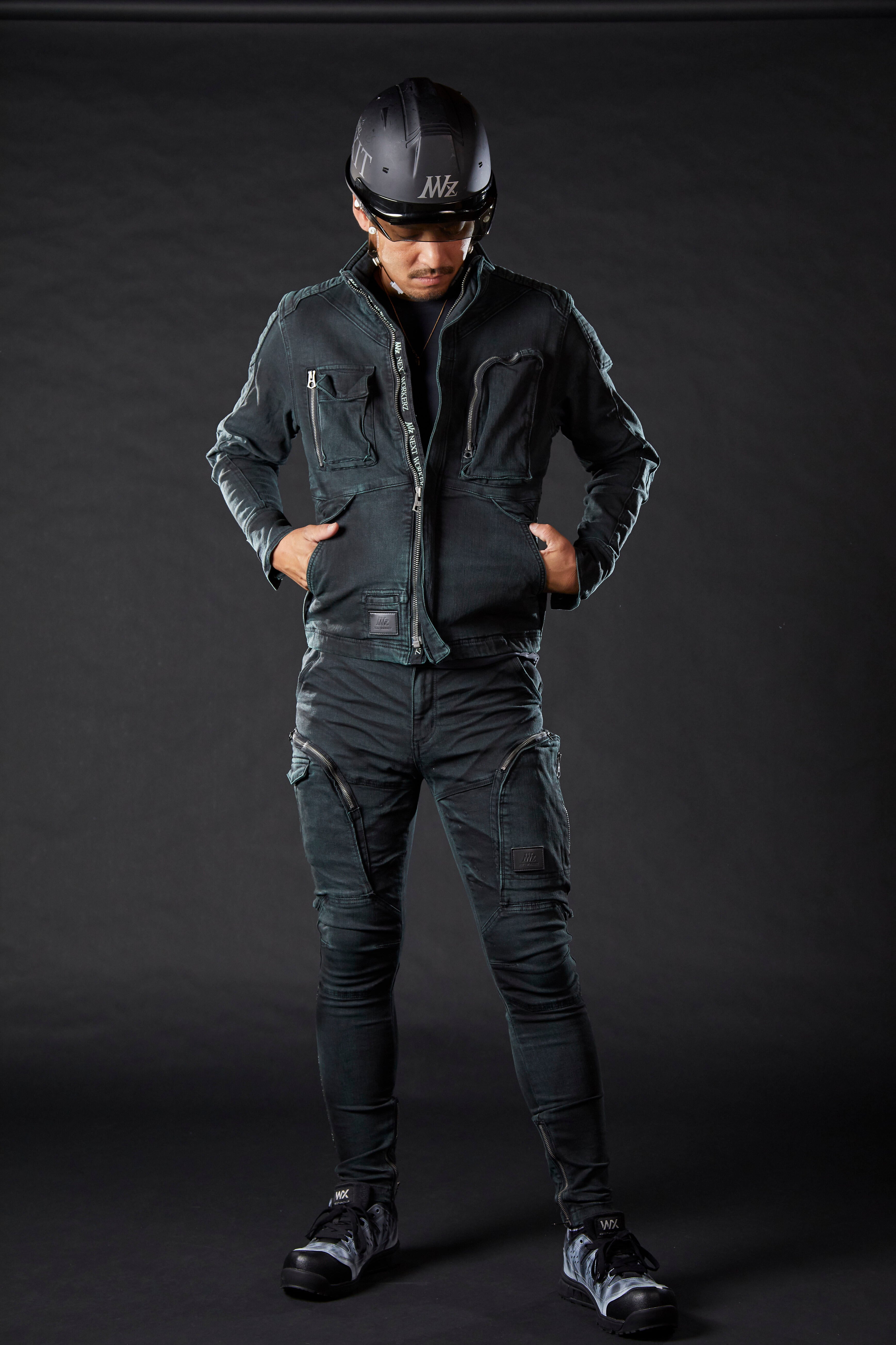 NWZ DENIM JACKET【DARK GREEN】 | NEXTWORKERZ STORE