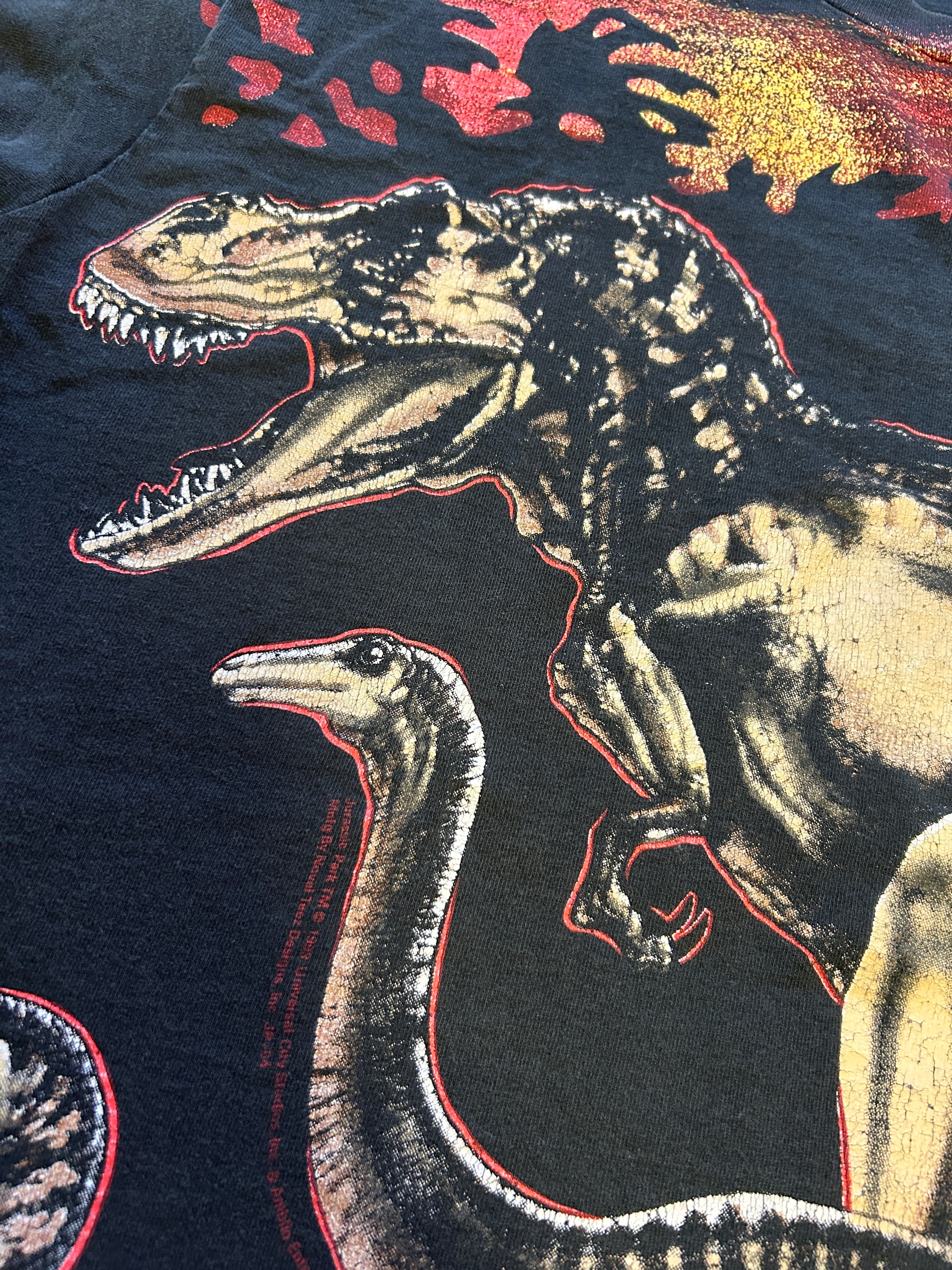 Jurassic park ジュラシックパーク 90s Tシャツ レア 1993 90s ©︎1993 JURASSIC PARK(ジュラシック・パーク) Tシャツ | vintonly