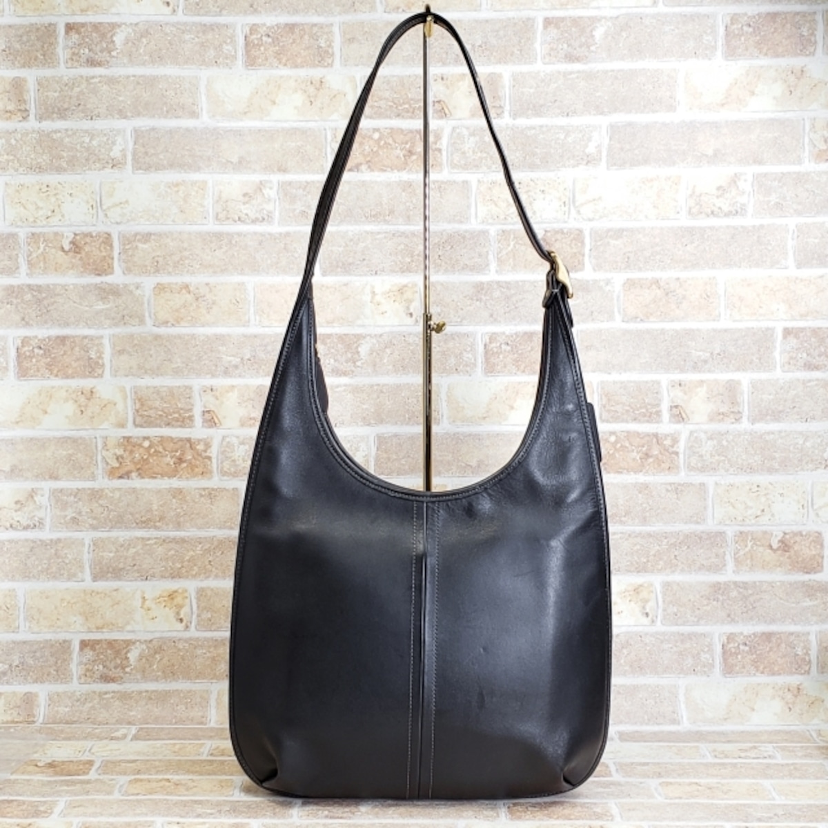 コーチ COACH ☆ エルゴ セミショルダーバッグ ハンドバッグ ブラック 