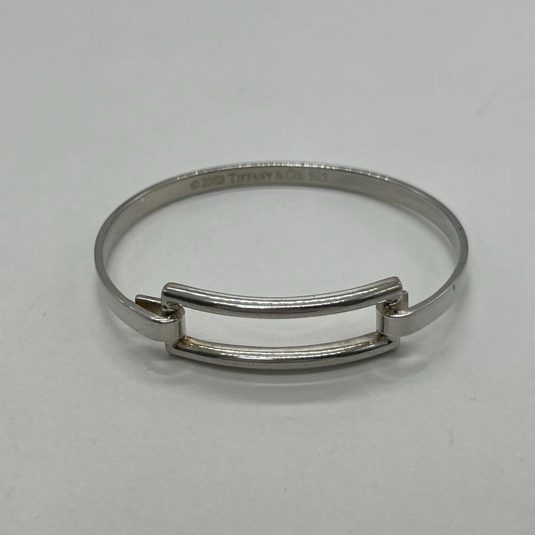 ティファニー TIFFANY オープンレクタングル オープンスクエア バングル