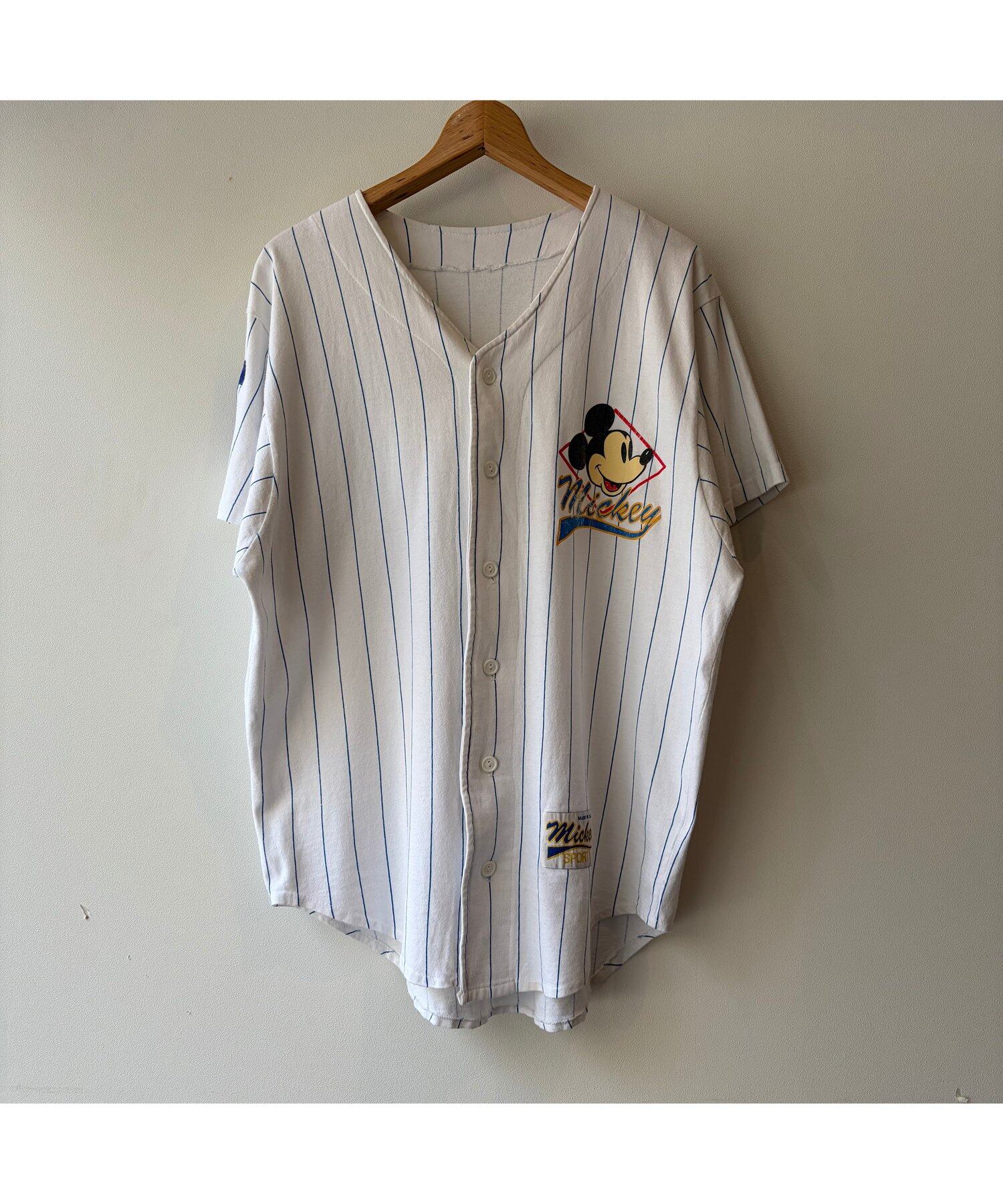 【60s】　King Louie ボーリングシャツ　USA製　開襟　34 60's USA製 King Louie ボーリングシャツ メンズサイズM ブルー