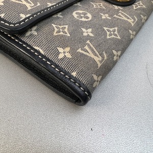 【最終処分SALE】LOUIS VUITTON ルイヴィトン イディール ポルトフォイユ サラ M63007 キャンバス 長財布 グレー A-11534