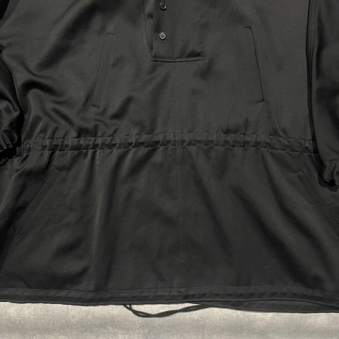 regulation ヨウジヤマモト 14aw ウールギャバ パーカー ブラック | CHASE