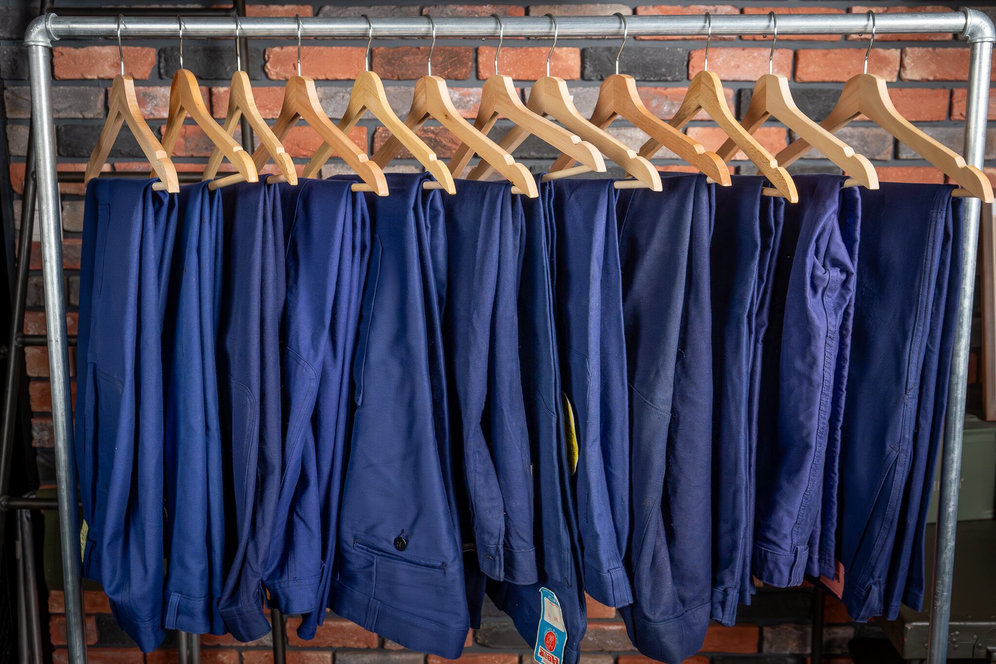 デッドストック ビンテージ フランス軍 ワーク パンツ 70s タック