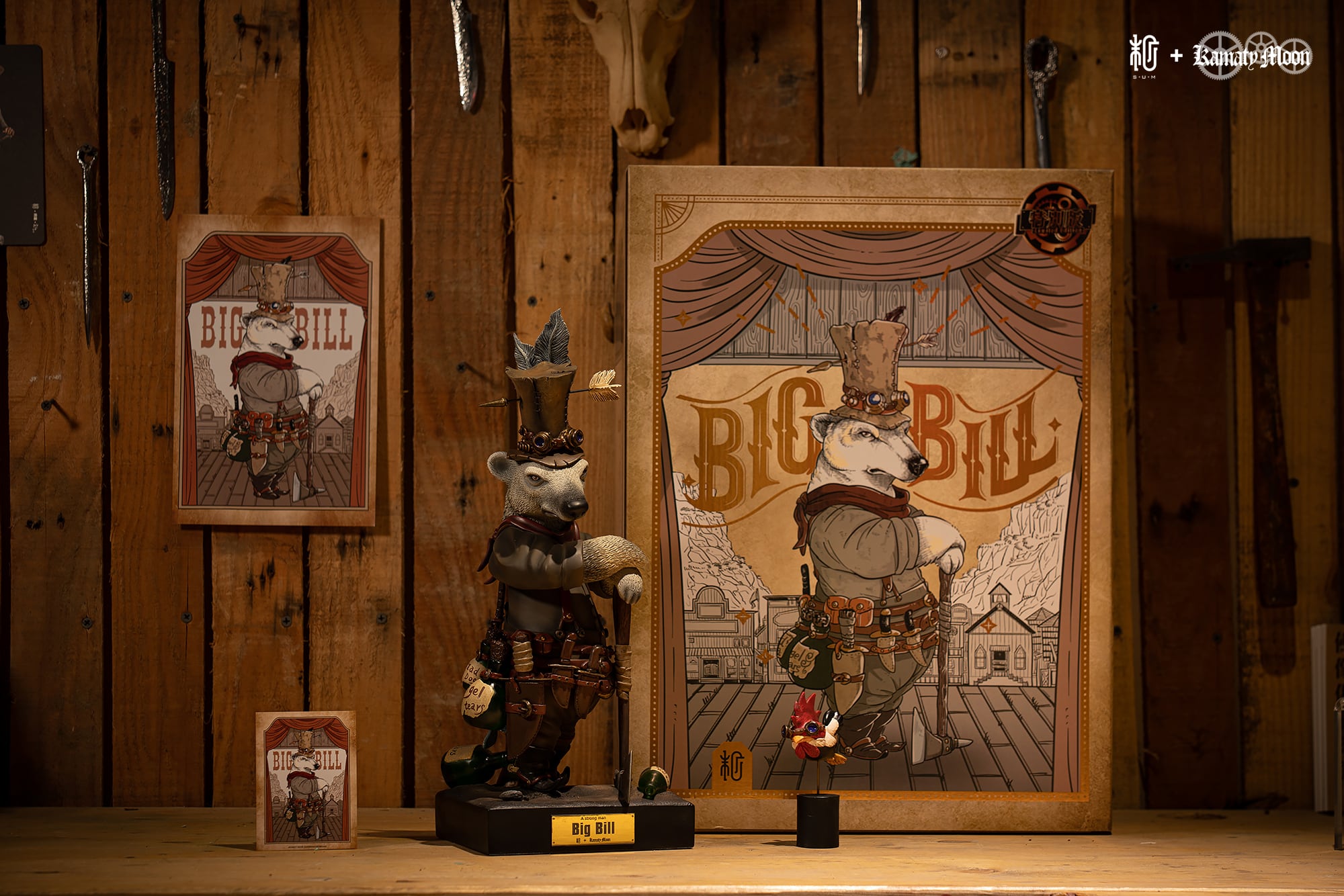 sum-art BIG BILL（スチームパンクコック付）鎌田光司 スタチュー BIG BILL（特典付き）｜鎌田光司 | sumart