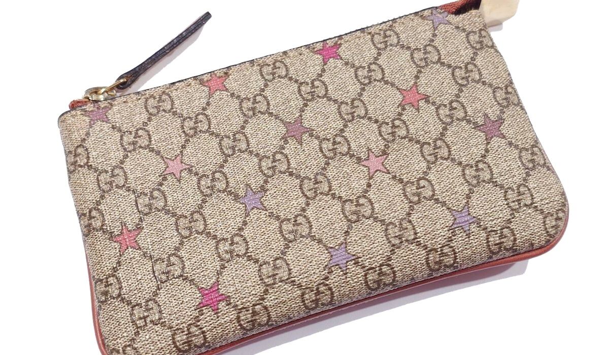 GUCCI グッチ GGスプリーム マイクロGGプラス スター 星柄 小銭入れ