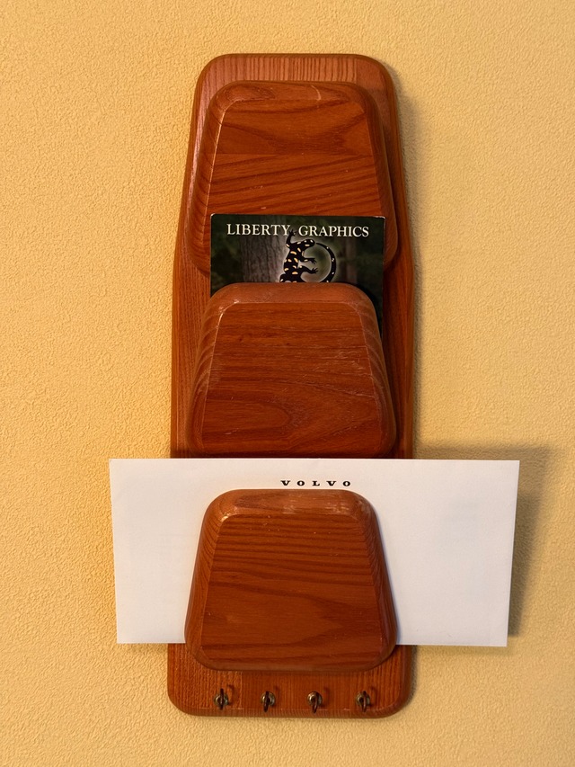 VTG Wooden Letter Folder
