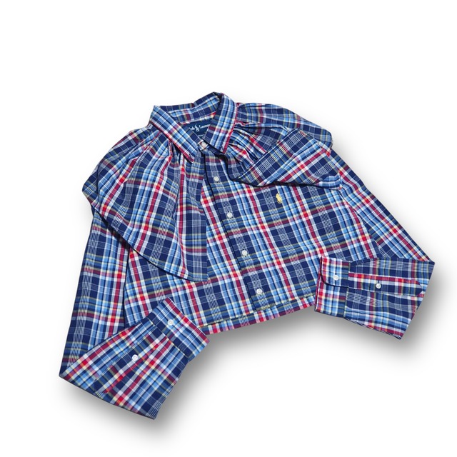 【 REMAKE】長袖フリルシャツ｜Ladies