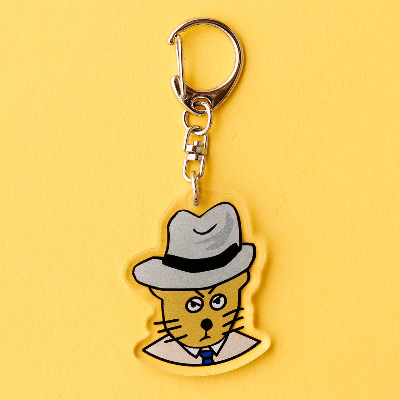 安西水丸 アクリルキーホルダー （猫マーロウ） | WIHL SHOP 早稲田