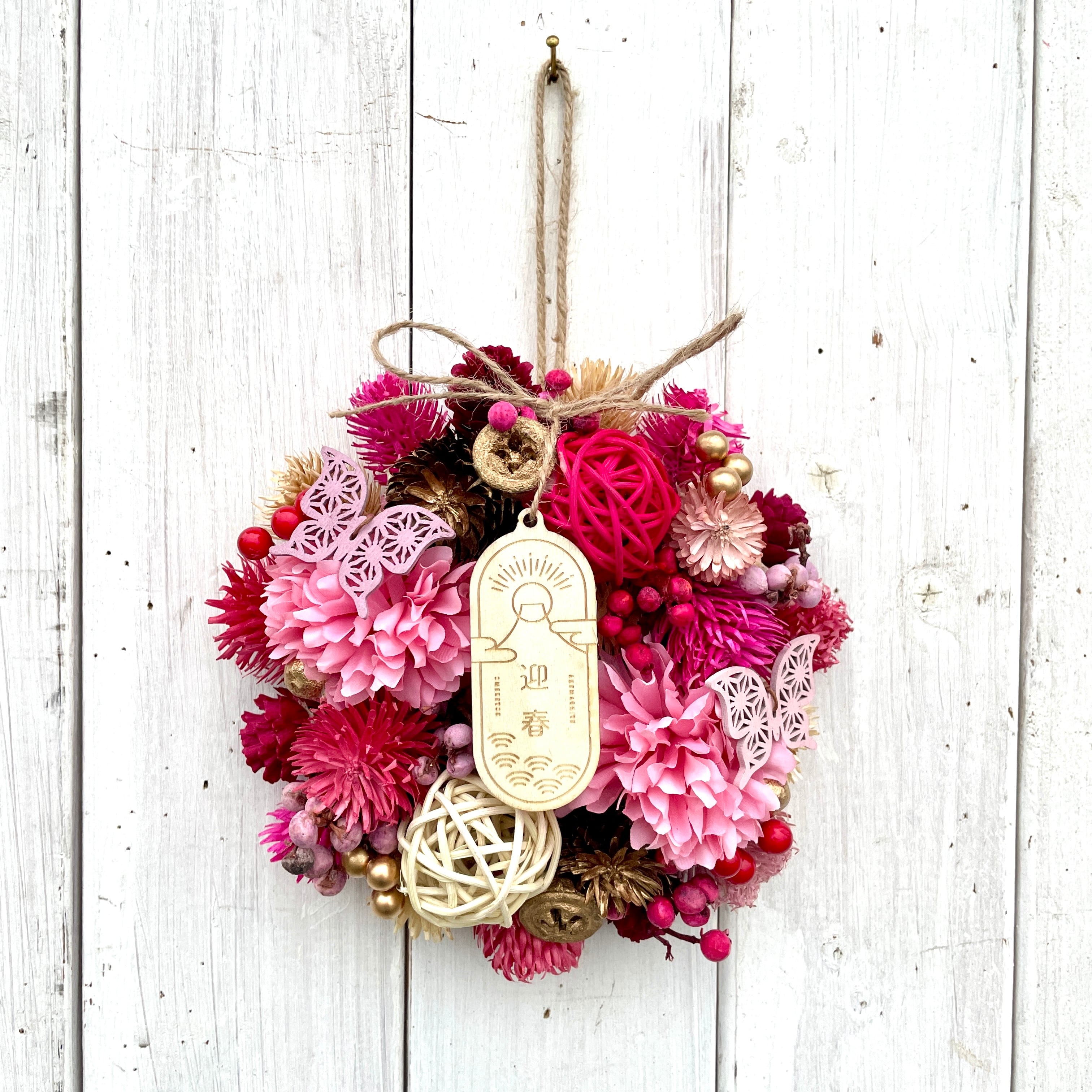 スプリングリース（通年リース） | mamawreath / 日本初のフラワー