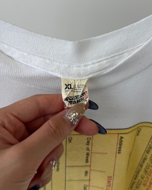-Parking Violation Ticket- Vintage 80s XL Print T-Shirt made in USA