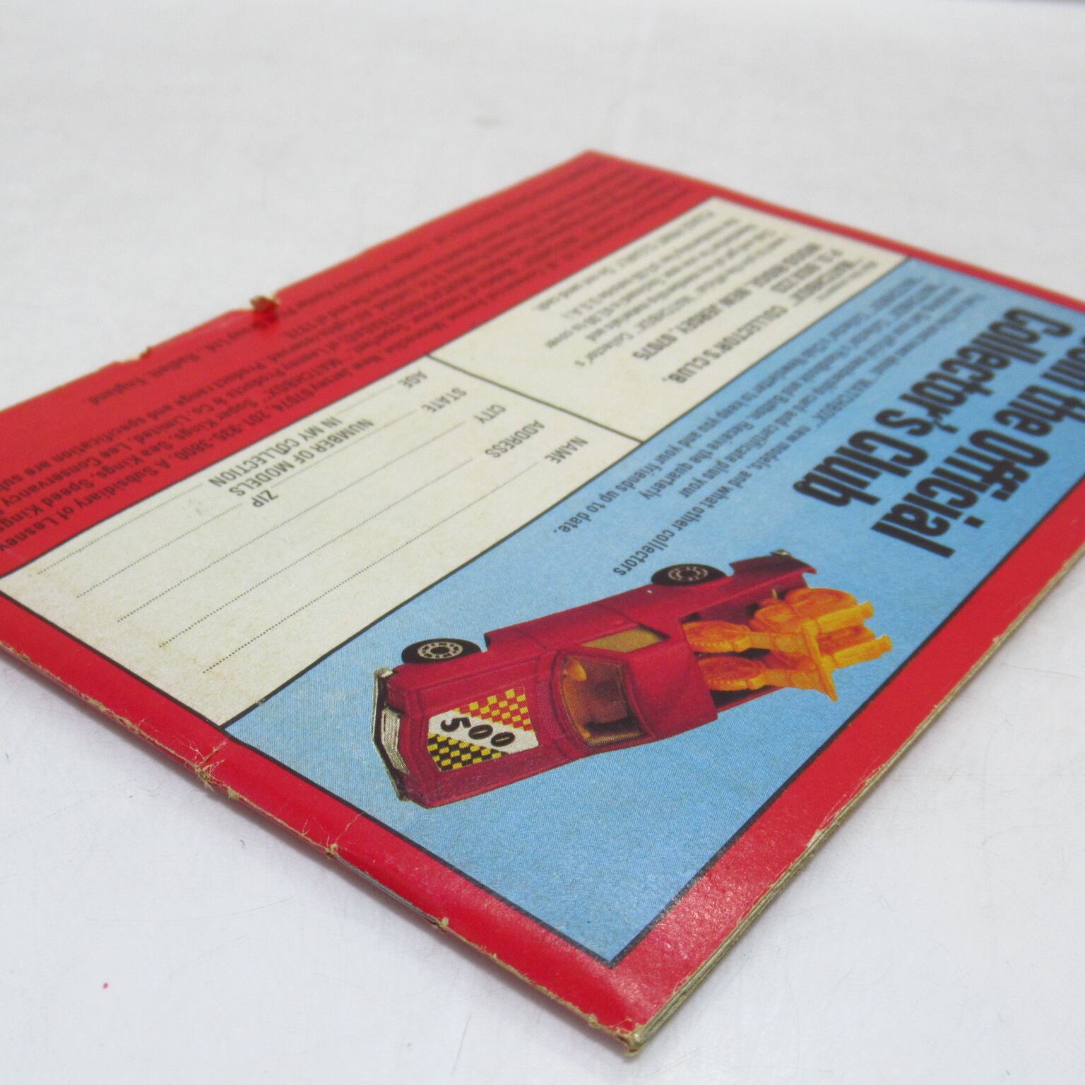 MATCH BOX マッチボックス ミニカーカタログ 1978年 ミニカー [&1