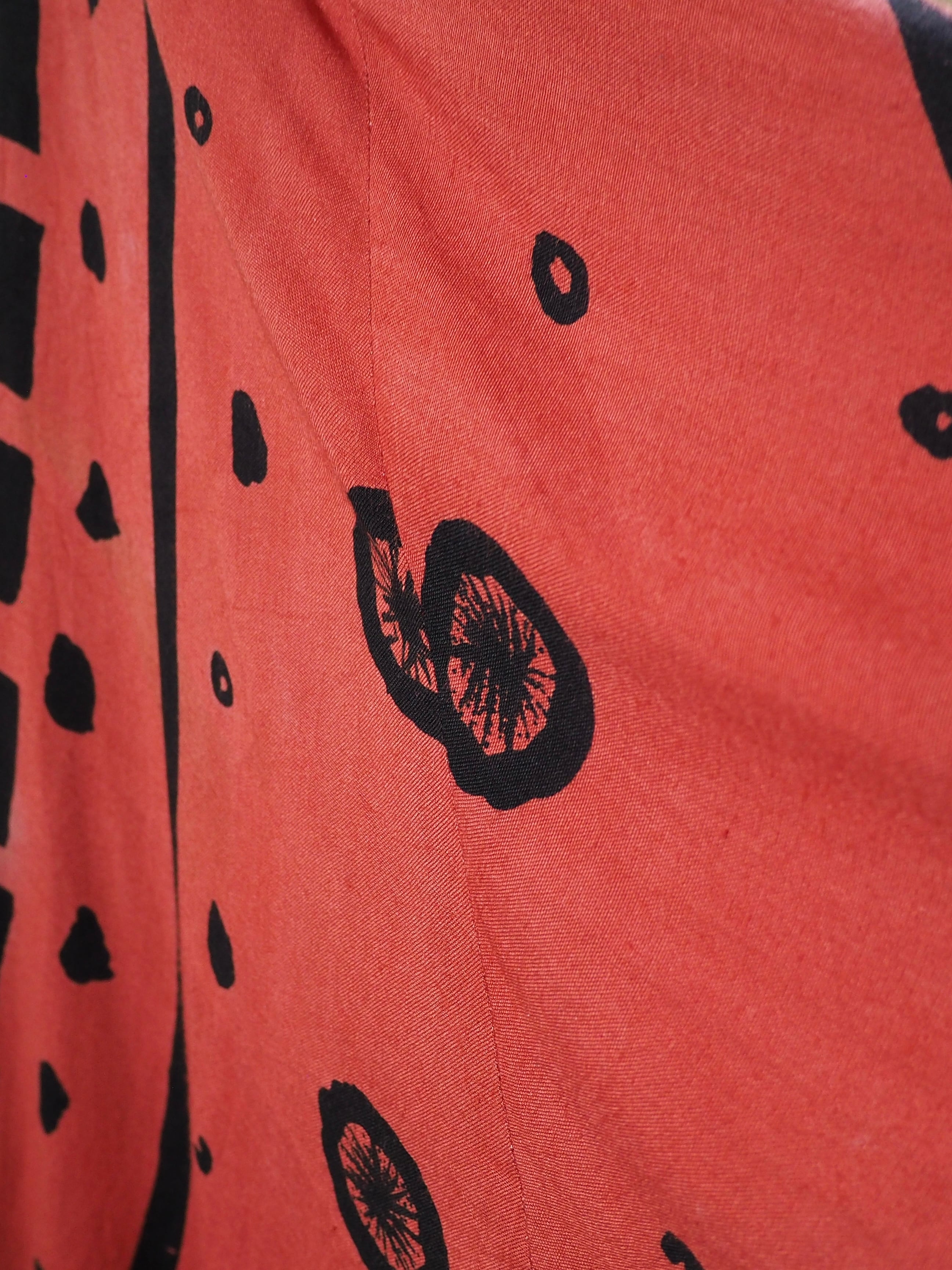 Poisonous Ethnic patterns × Charm custom vintage loose Dolman Sleeve Tee
