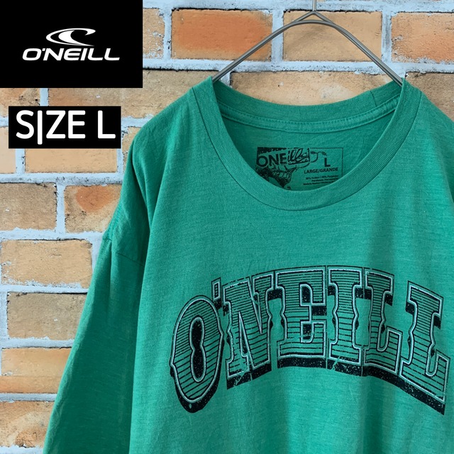 【O'NEILL】 Tシャツ L アメリカ古着 ビッグロゴ USA直輸入