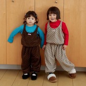 ハンス / Hans / ドット柄フリースパンツ / 韓国子供服 / キッズ / 26winter〖取寄〗*XXS~JS*