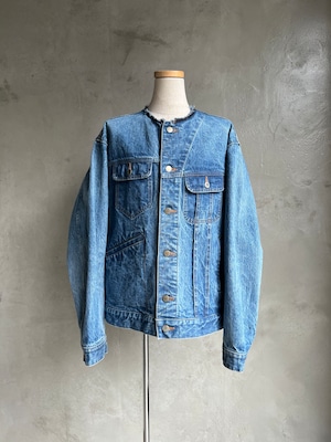 GEN IZAWA /「WrangLee」Asymmetry denim jacket(used-wash)