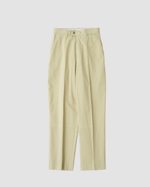 JANE SMITH/washed cotton slacks