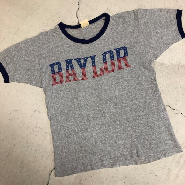 ⊕1970'S ARTEX RINGER T-SHIRT ”BAYLOR"
