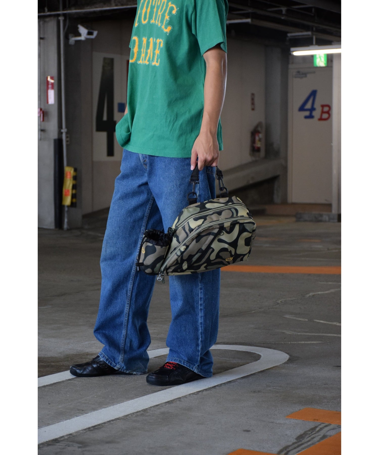 90's MAHARISHI “忍者タグ“3WAYカモフラージュバッグ カーキ マハリシ