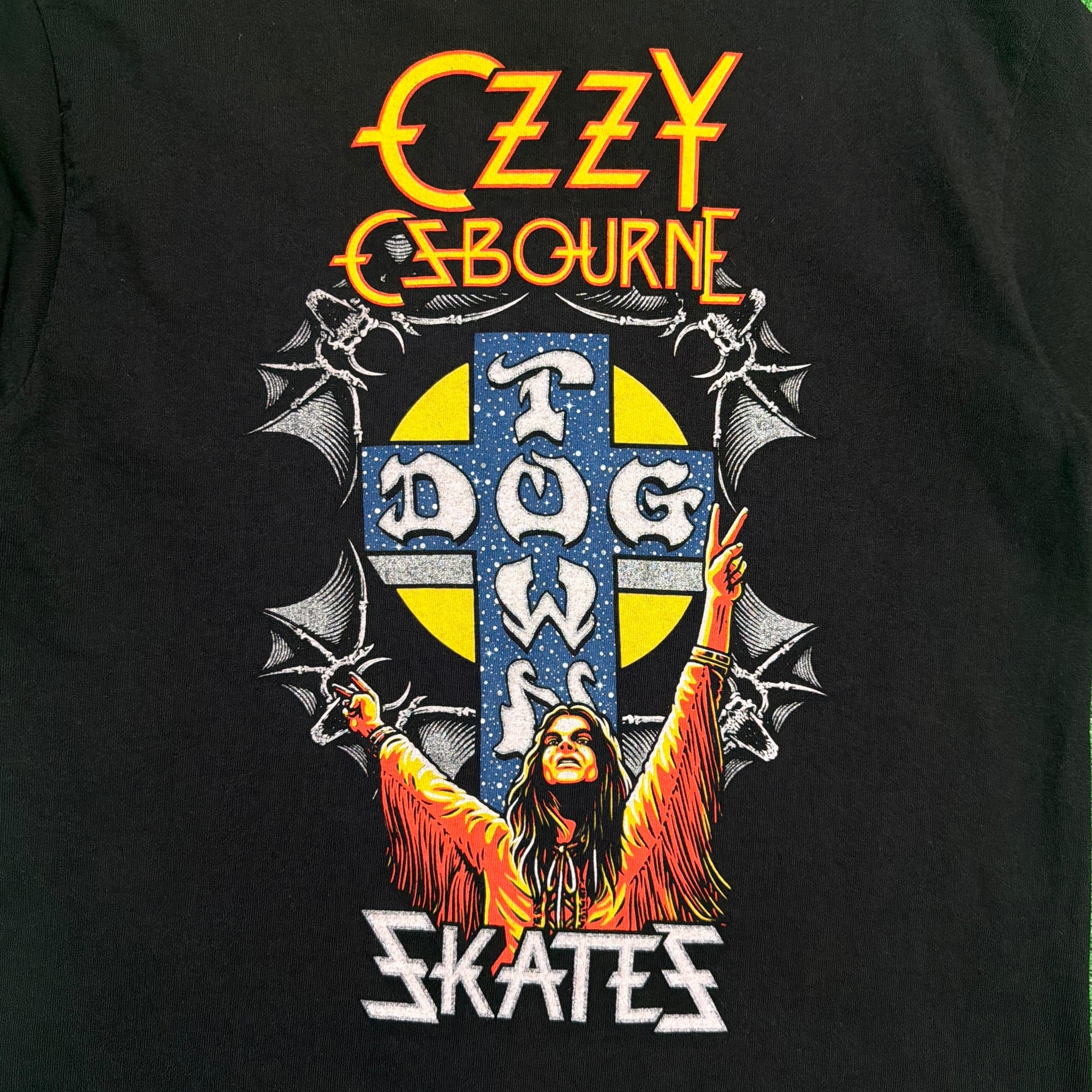 DOG TOWN X OZZY OSBOURNE コラボＴシャツ Men's】 Ozzy Osbourne x DOG TOWN Tシャツ / アメリカ製 USA製 古着