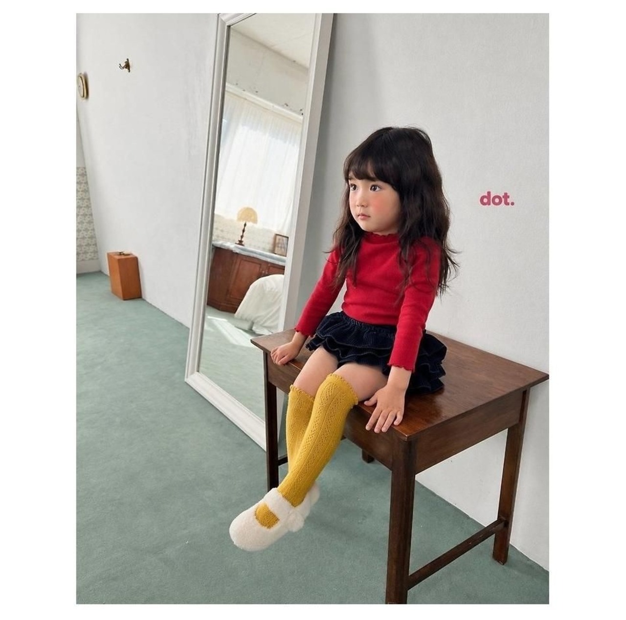 ドット / dot. / ホホカンカンパンツ / 韓国子供服 / キッズ / 26winter〖取寄〗*XS~XL*