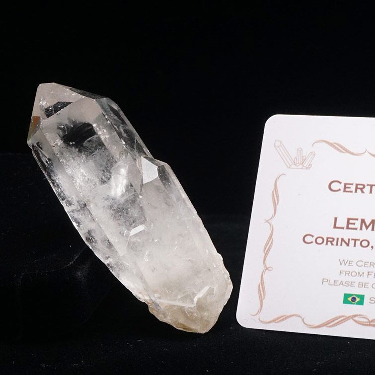 レムリアンシード 水晶 原石 ブラジル ミナスジェライス州 コリント産 証明書付属 一点物 271-705