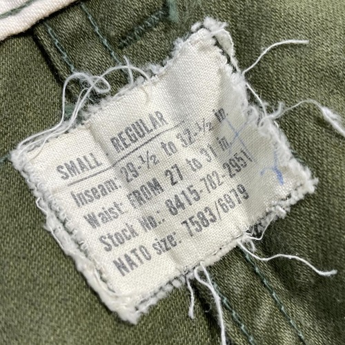 70s アメリカ軍 実物 M65 pants SMALL REGULAR 詳細写真6