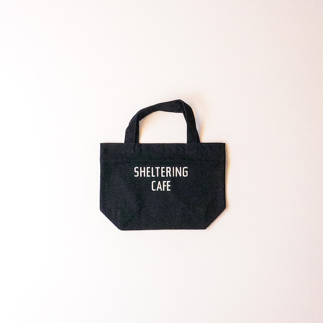 SHELTERING CAFE _ ランチバッグ ［ブラック×シルバー］（B00003-04）